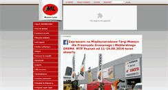 Desktop Screenshot of maszyny-lesne.pl